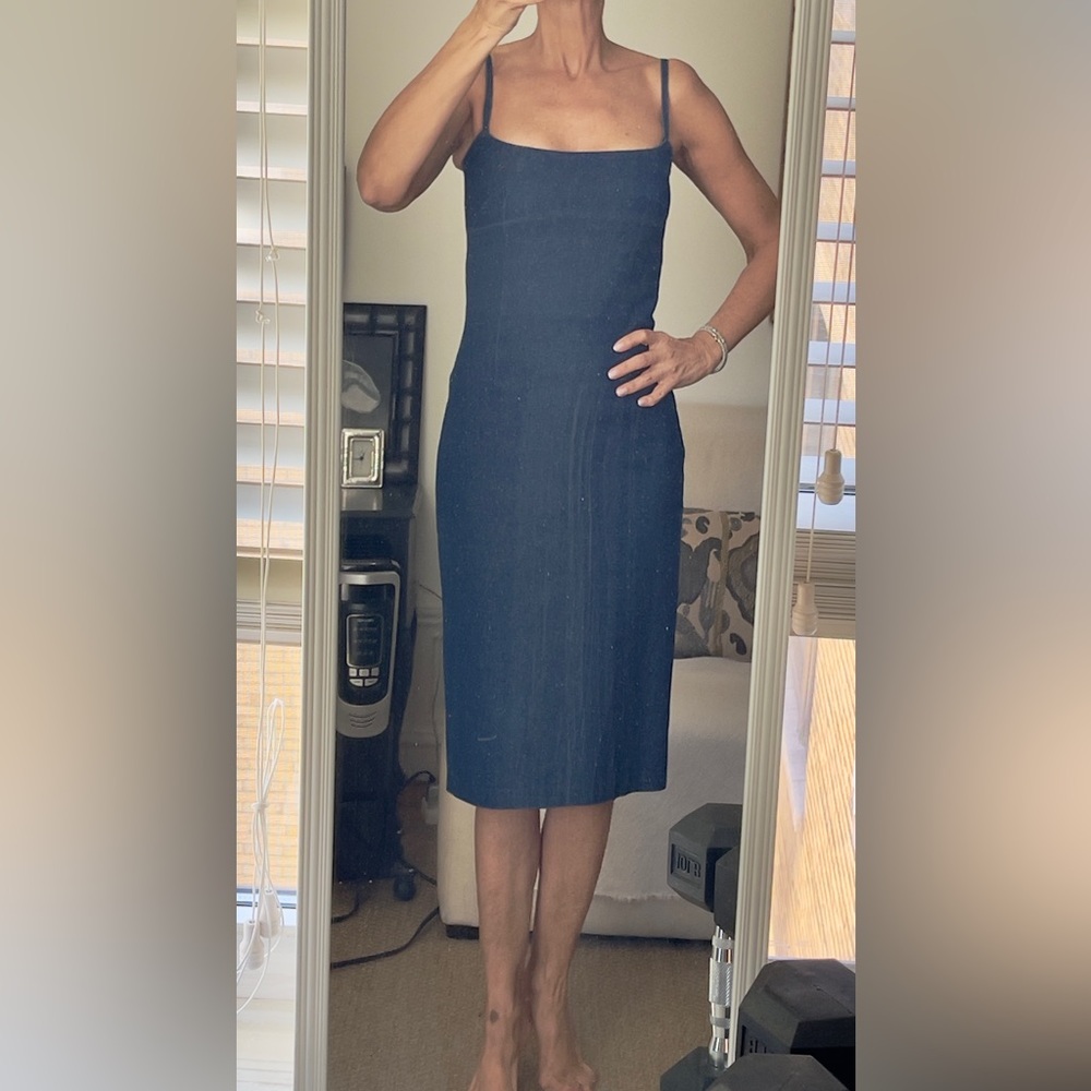 Denim stretch dress